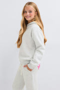 y basic hood - Lt grey melange