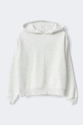 y basic hood - Lt grey melange