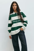 Collar sweater - Peacoat