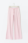 Y velour trousers tall - Bleu marine