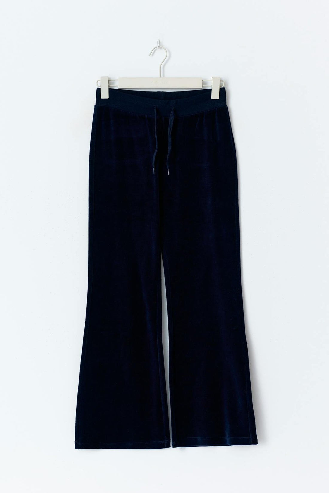 Y velour trousers tall - Bleu marine