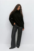 Long sleeve knitted sweater - Sea turtle