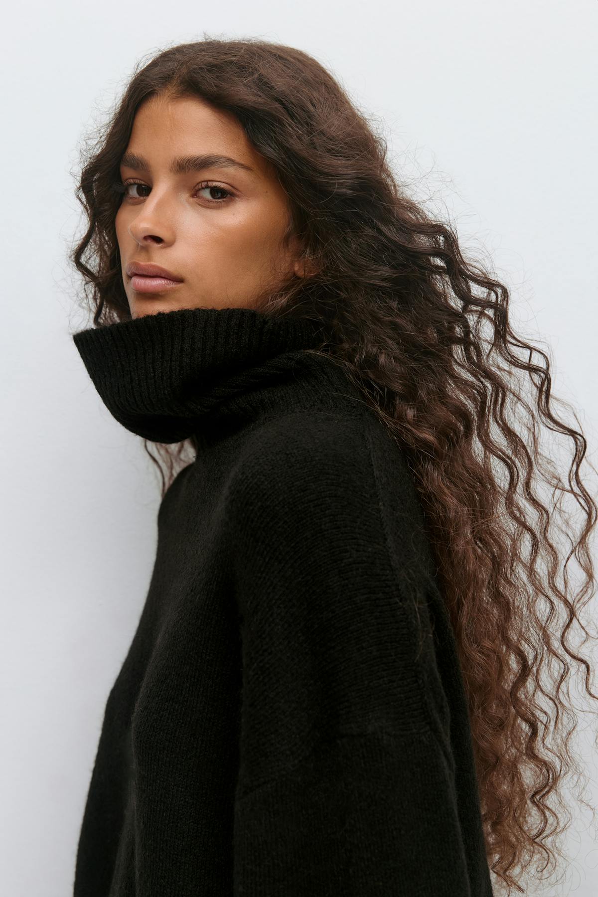 Long sleeve knitted sweater - Sea turtle