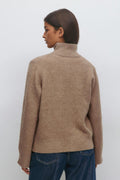 Knitted pocket cardigan - Mid grey mel