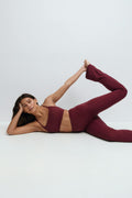 Flare yoga tights - Seal brown
