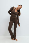 Flare yoga tights - Vert