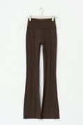Flare yoga tights - Seal brown