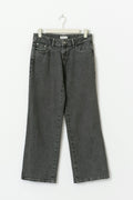 Ultra low wide tall jeans - Gris