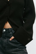 Knitted sculptured cardigan - Pure c