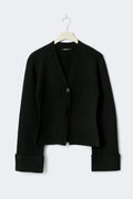 Knitted sculptured cardigan - Pure c