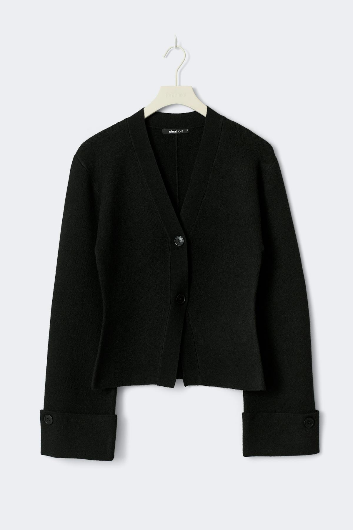 Knitted sculptured cardigan - Pure c