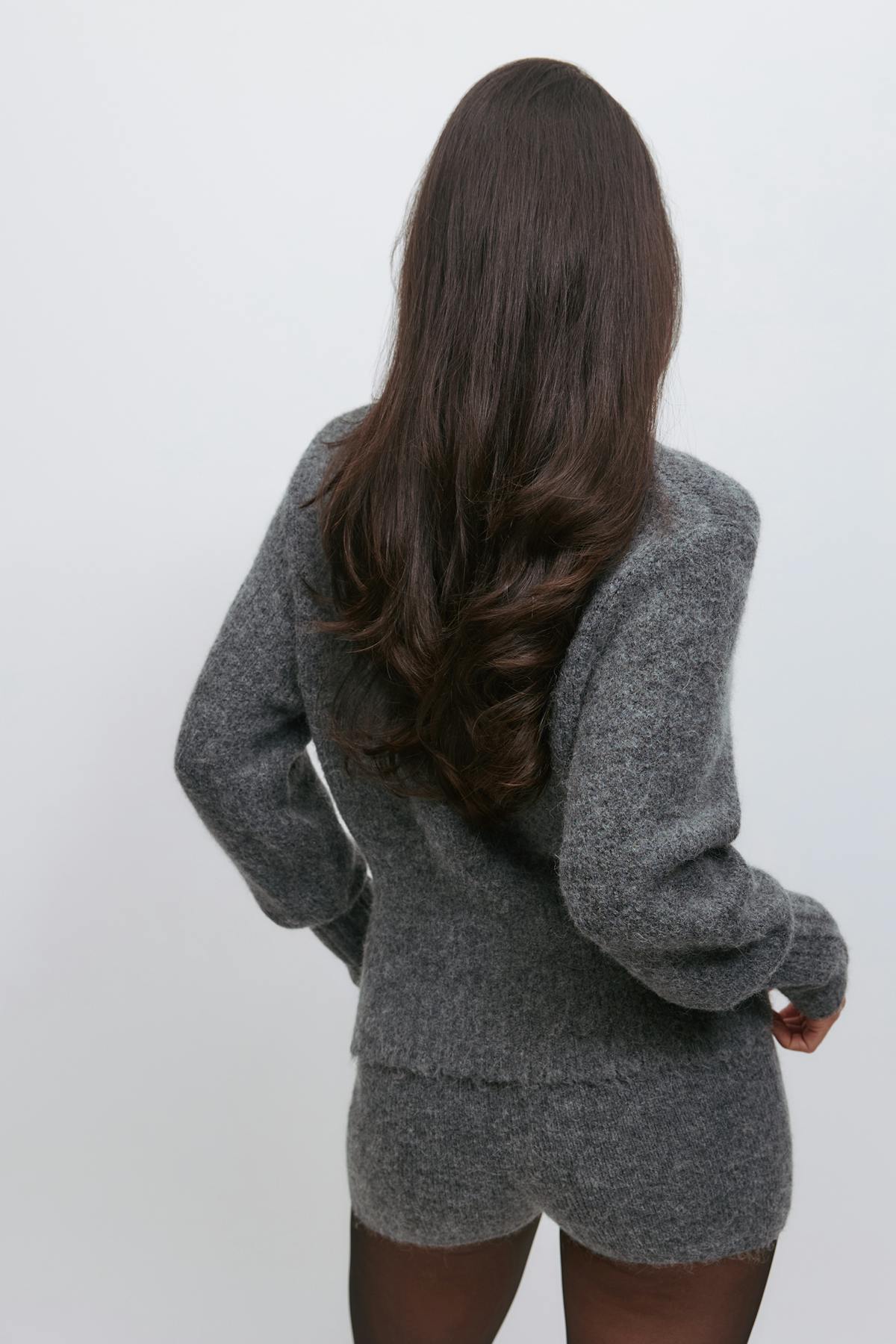 Knitted cardigan - Navy blazer
