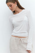 Sheer top - Blanc