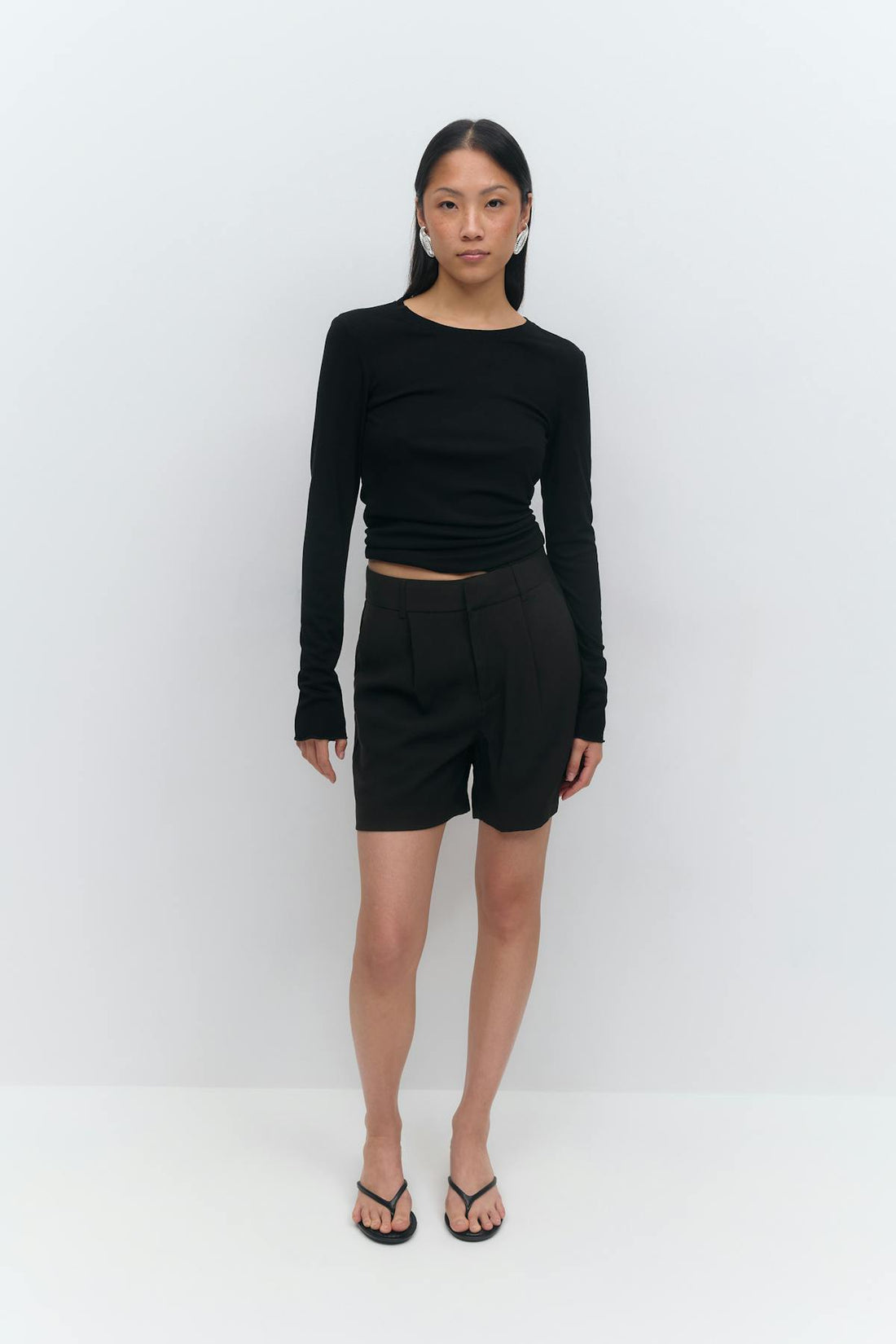 Sheer top - Noir