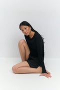 Sheer top - Noir