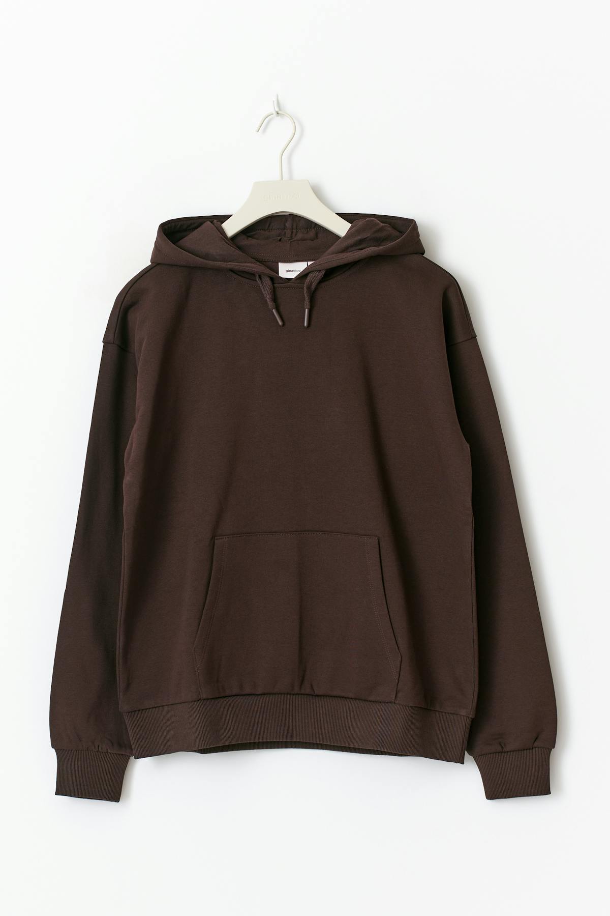 y oversized hoodie - Marron foncé