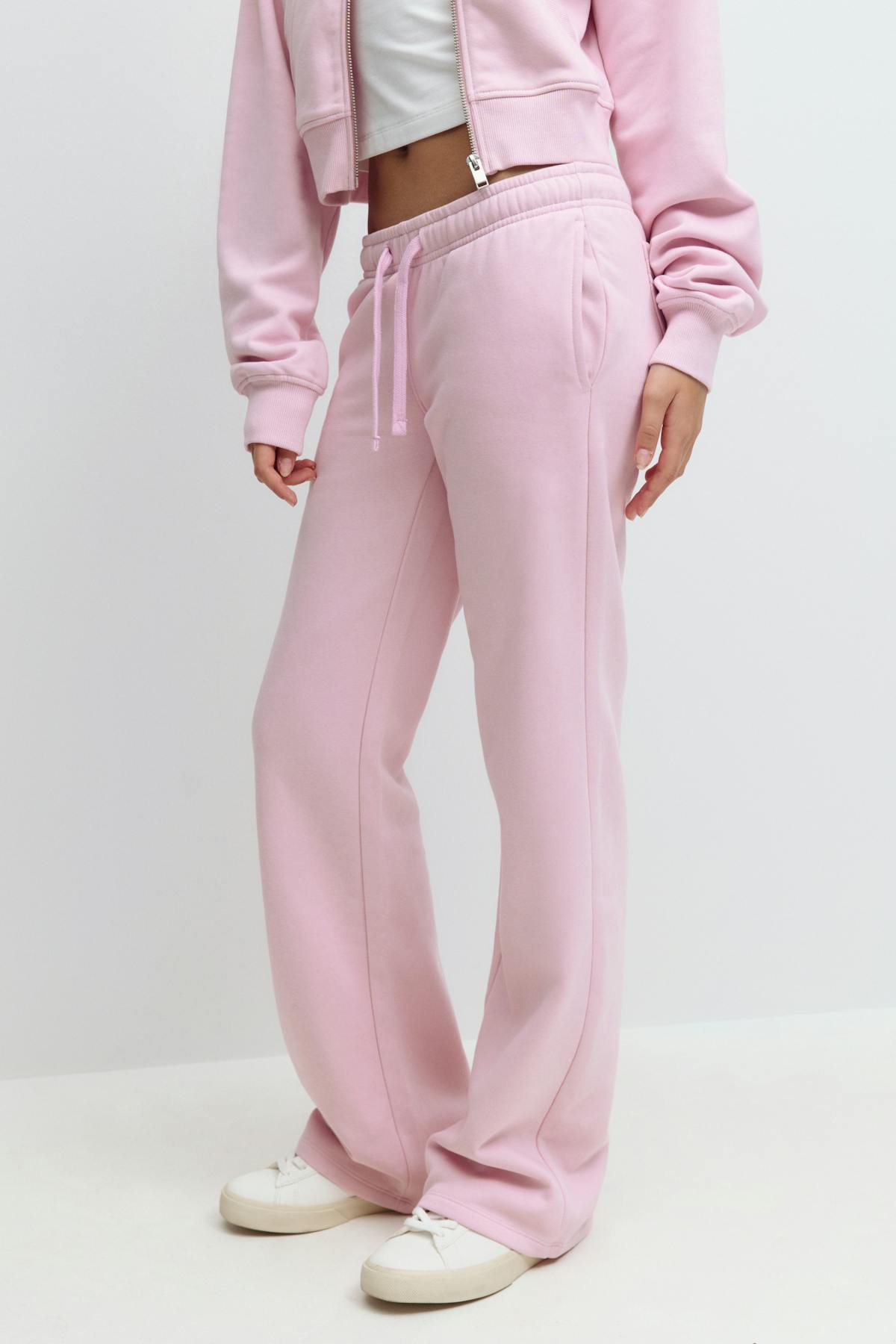 Y low waist sweatpants - Bleached mauve