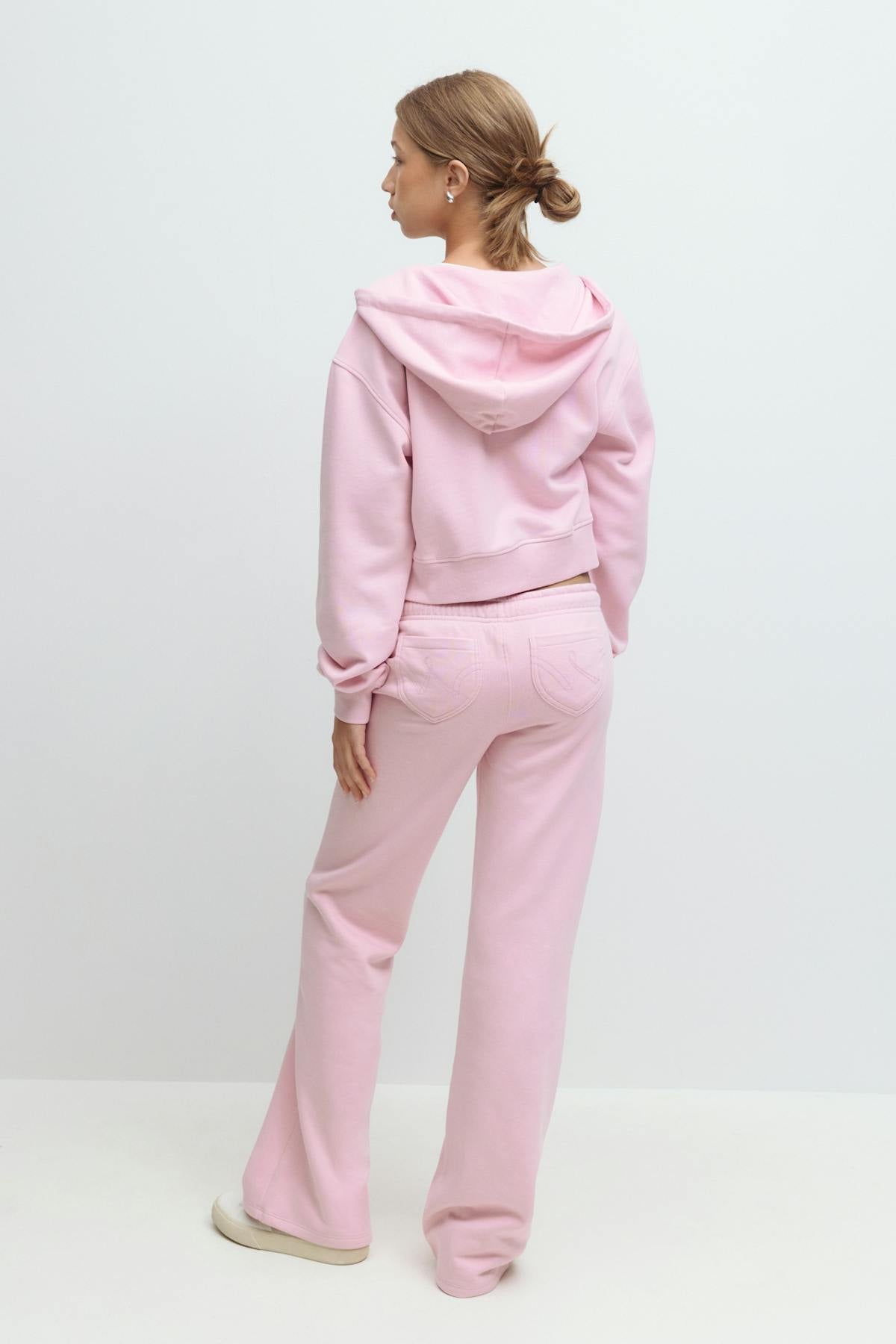 Y low waist sweatpants - Bleached mauve