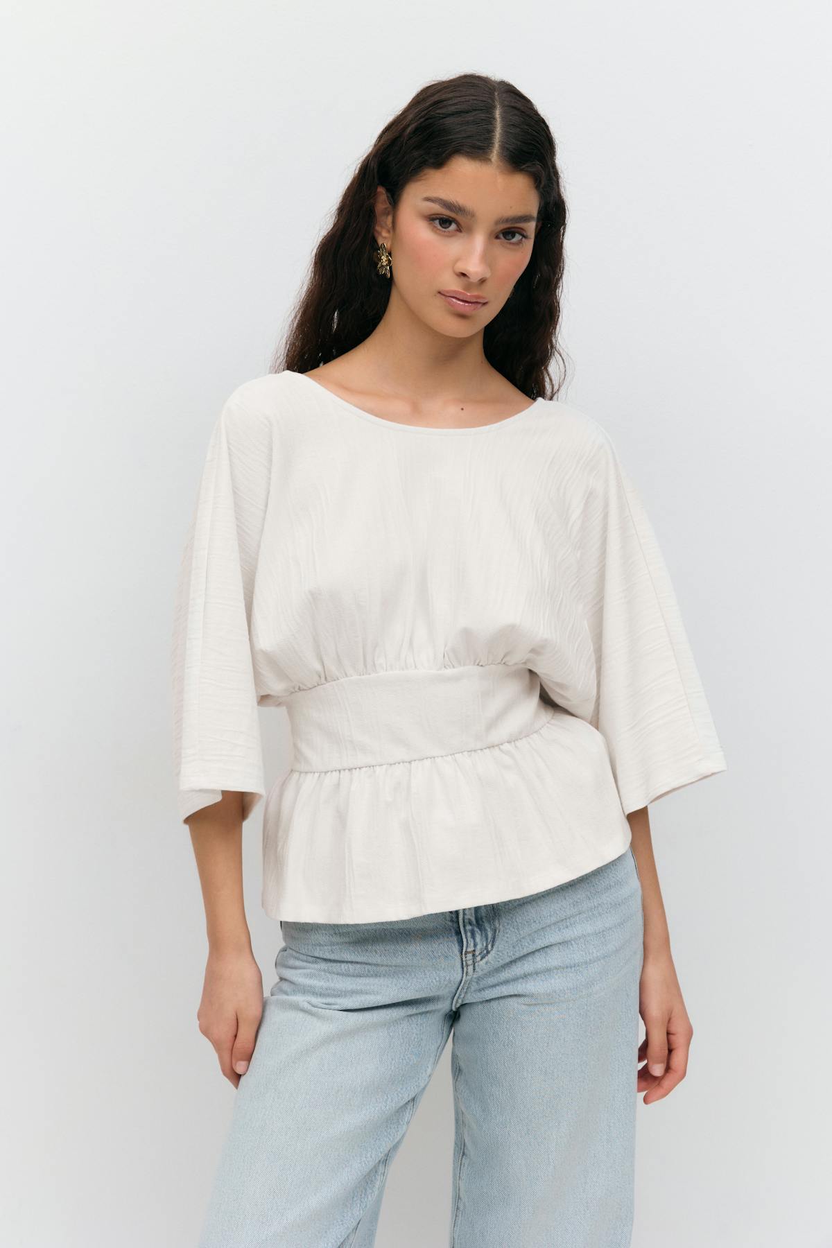 Tie back top - Haute red