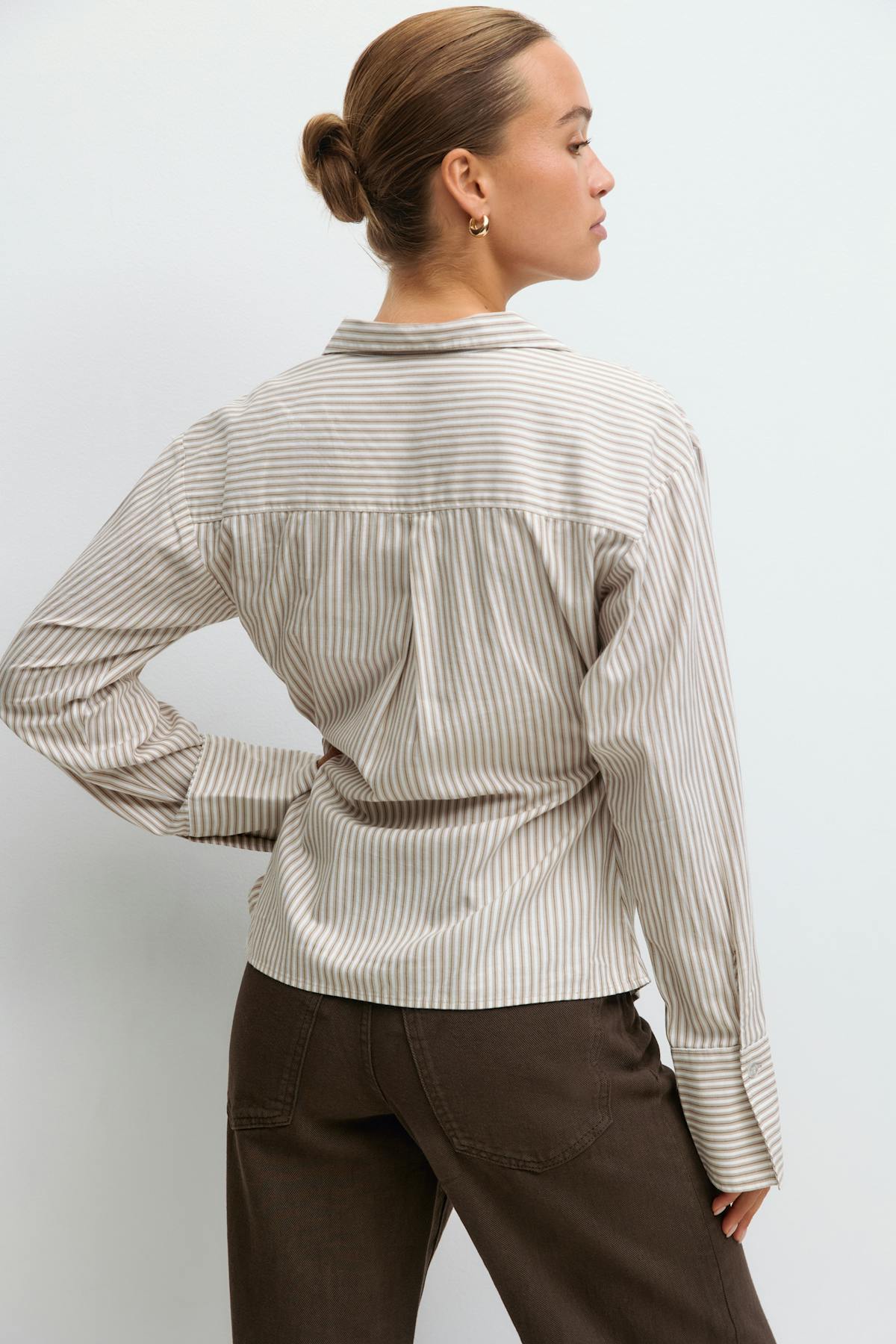 Tie front shirt - Stripe