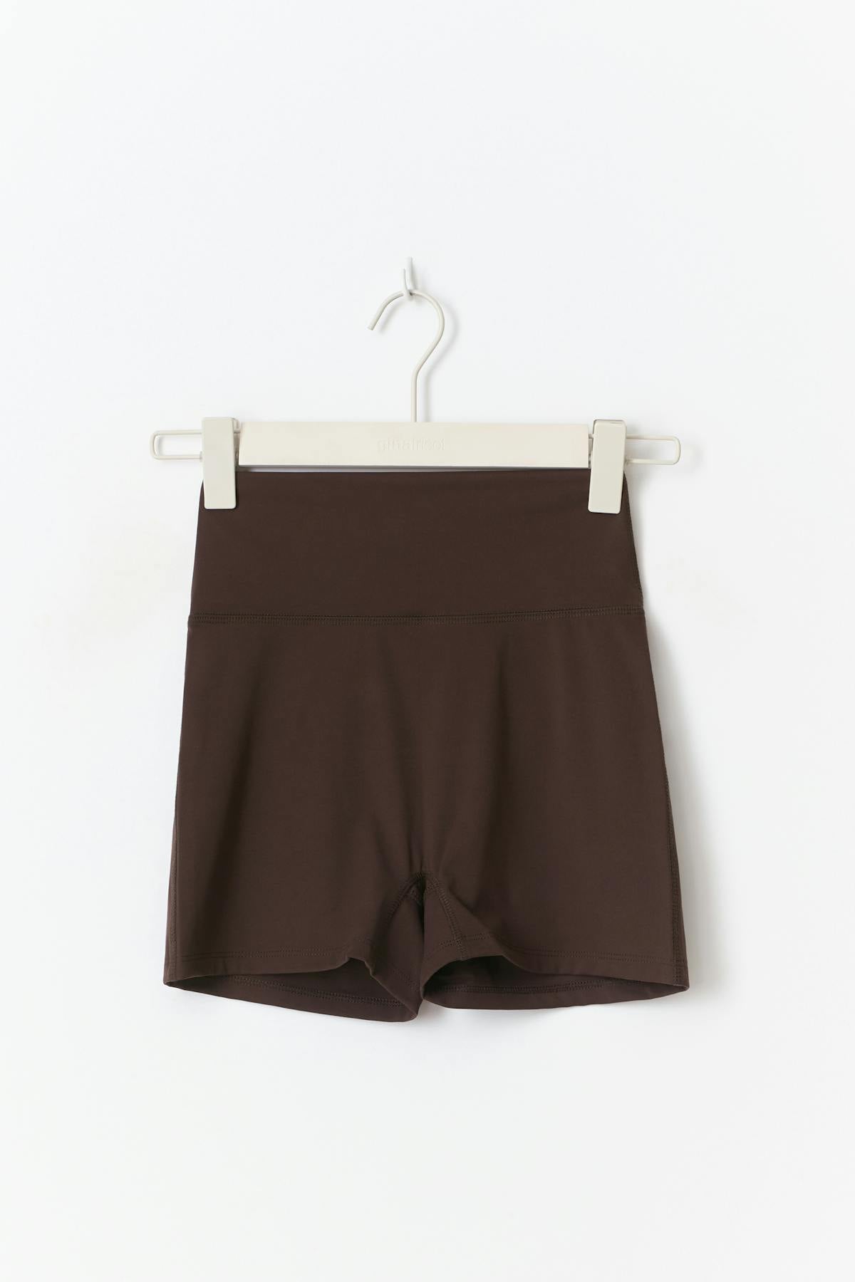 Yoga hotpants - Seal brown