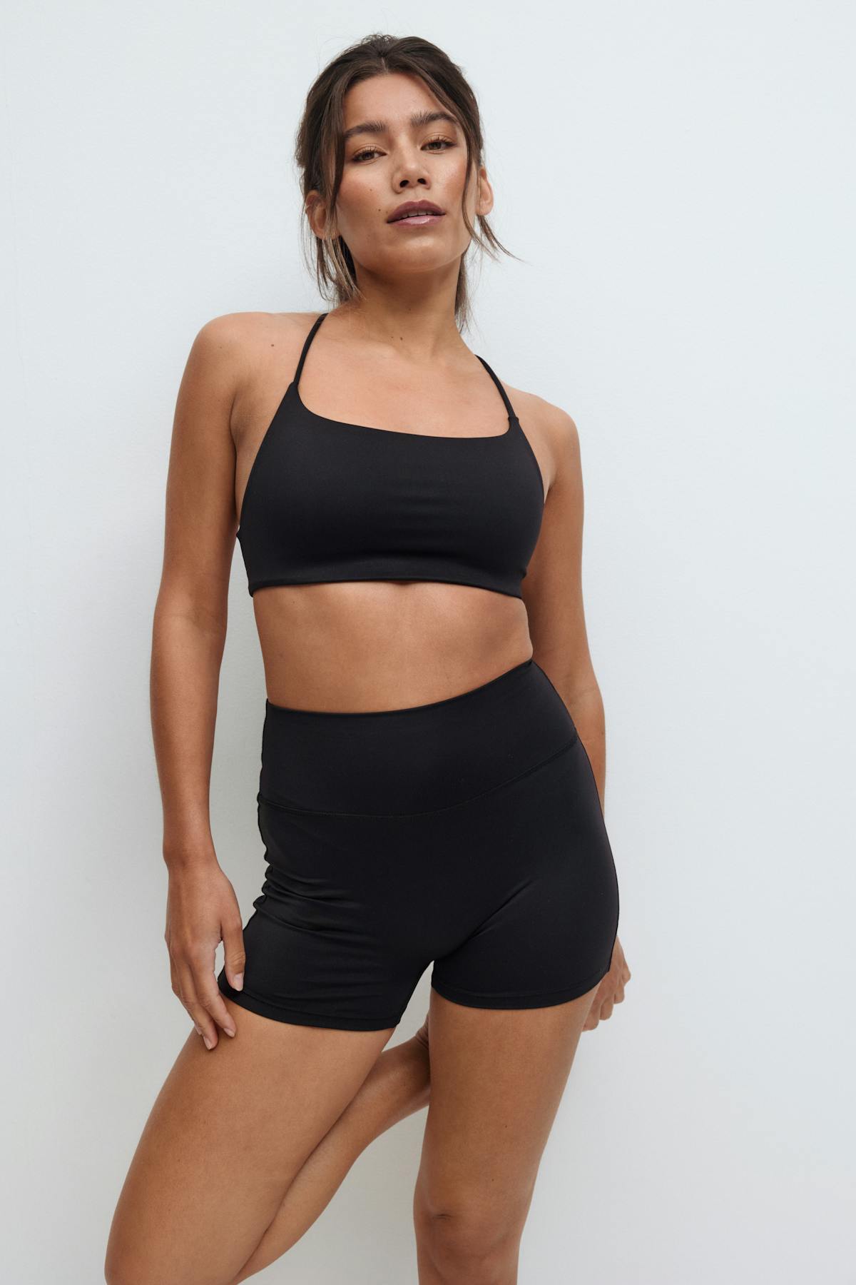 Yoga hotpants - Bordeaux