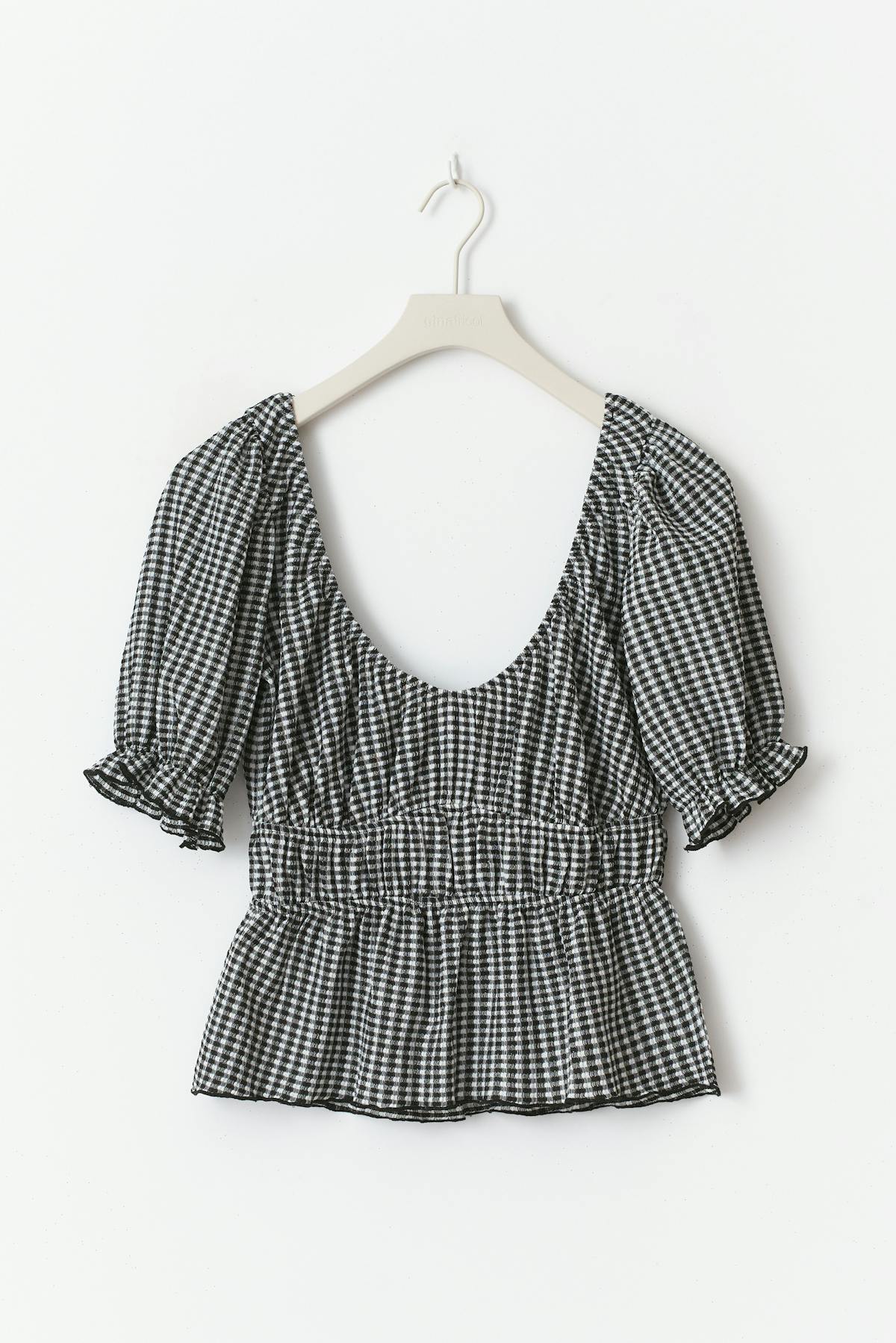 Puff sleeve top - Blanc cassé