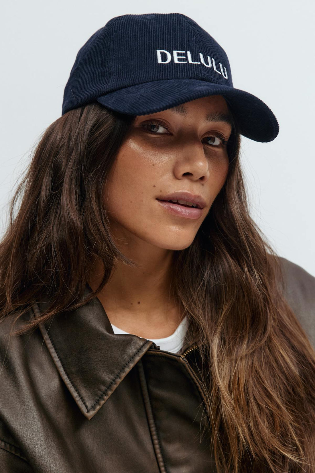 Corduroy cap - Bleu marine