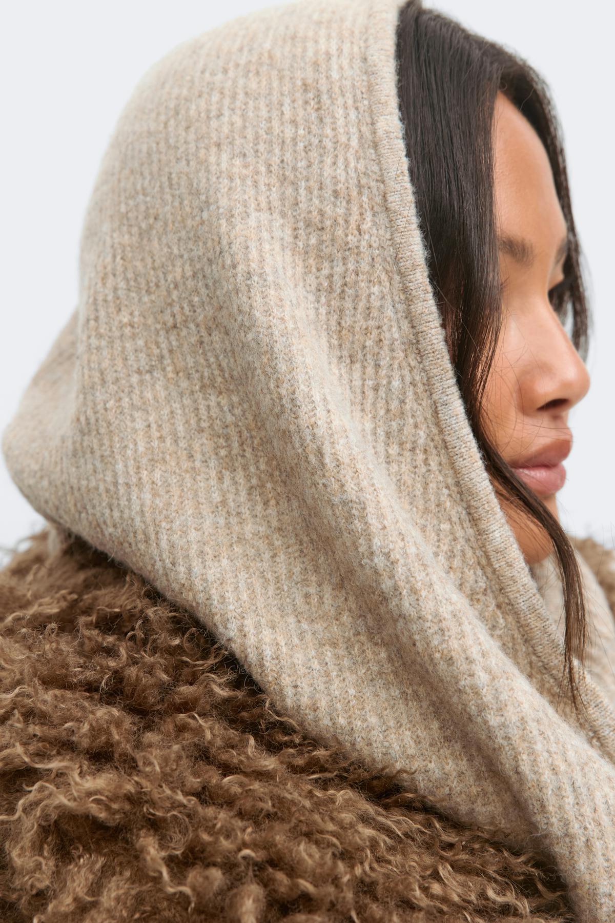 Knitted bonnet - Noir