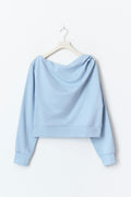 One shoulder sweater - Peacoat