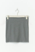 Mini skirt - Black/white str