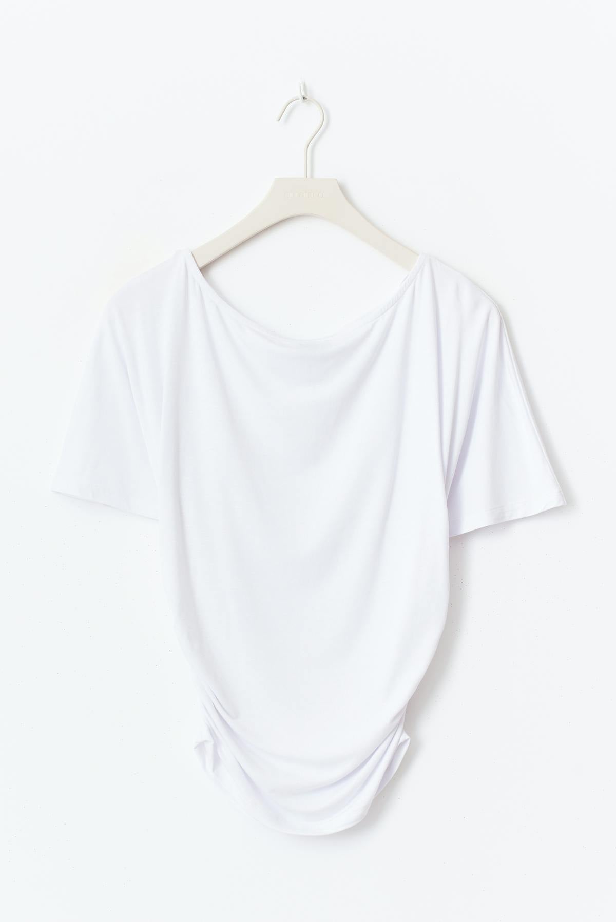 Sculptured top - Blanc