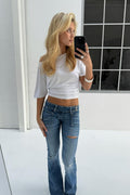 Sculptured top - Blanc