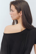 Sculptured top - Noir