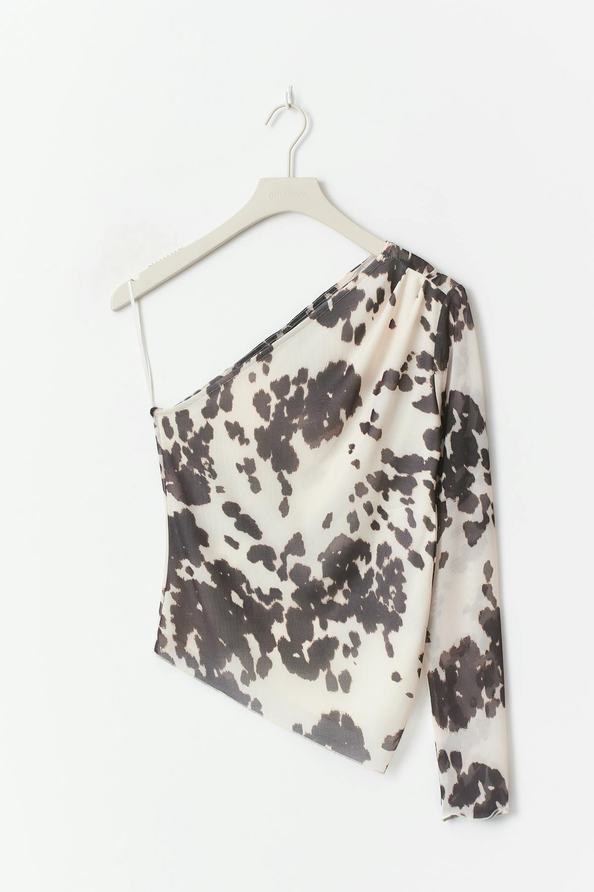 Asymmetric mesh top - Cow aop