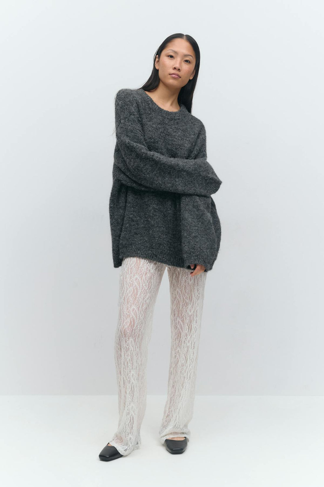 Lace trousers - Blanc cassé