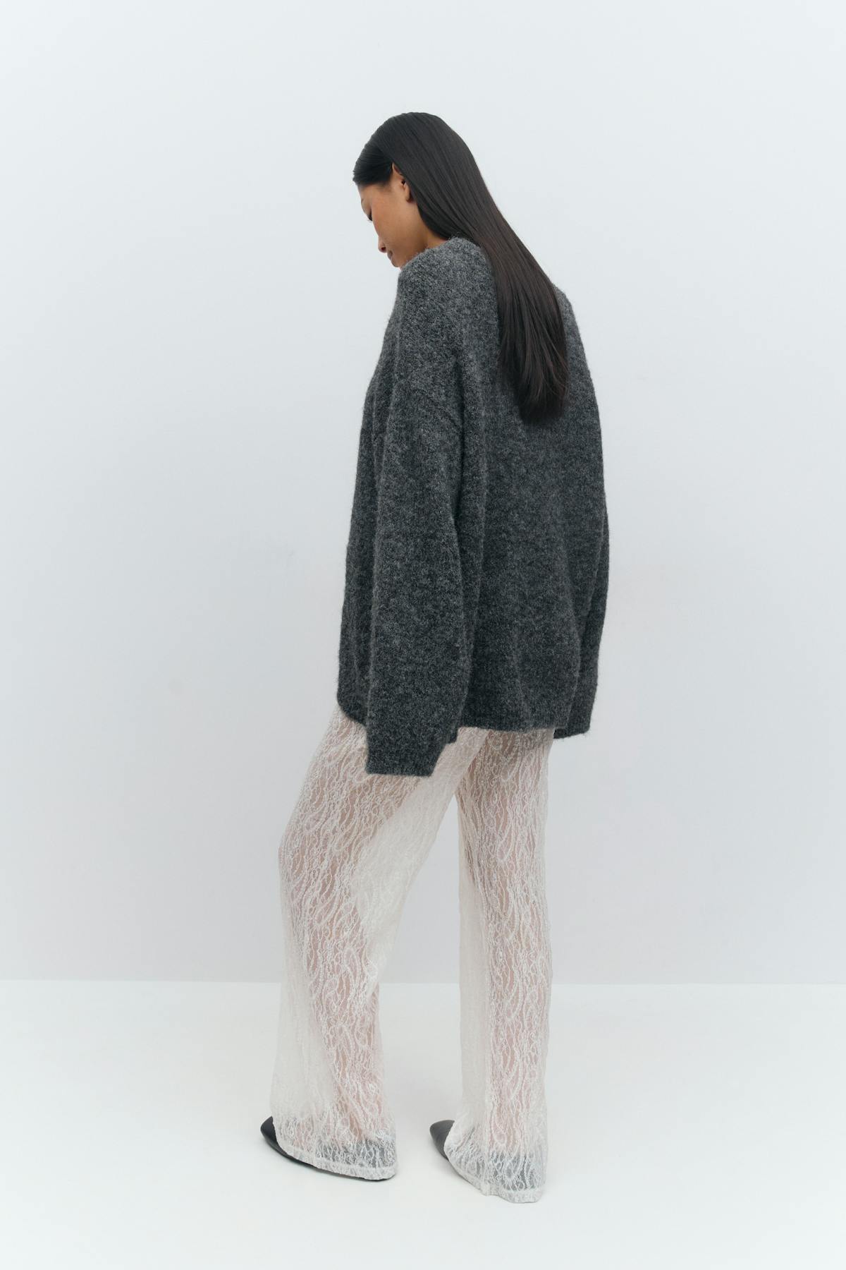 Lace trousers - Blanc cassé