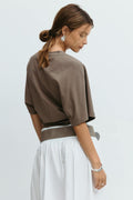 Fitted top - Sky captain