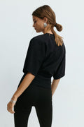 Fitted top - Noir