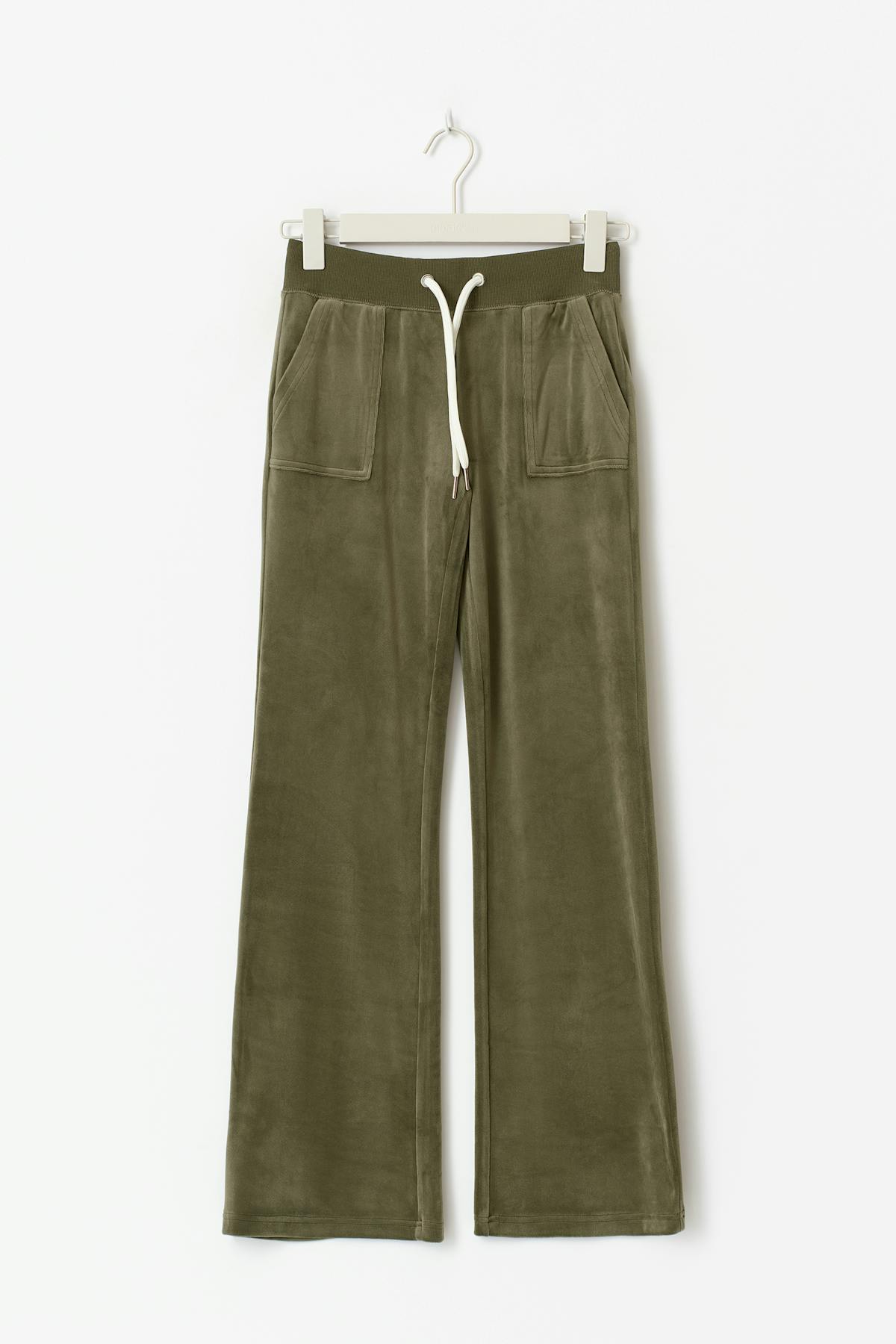 14+ velour trousers tall - Vert