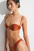 Bikini wire bra - Black dot