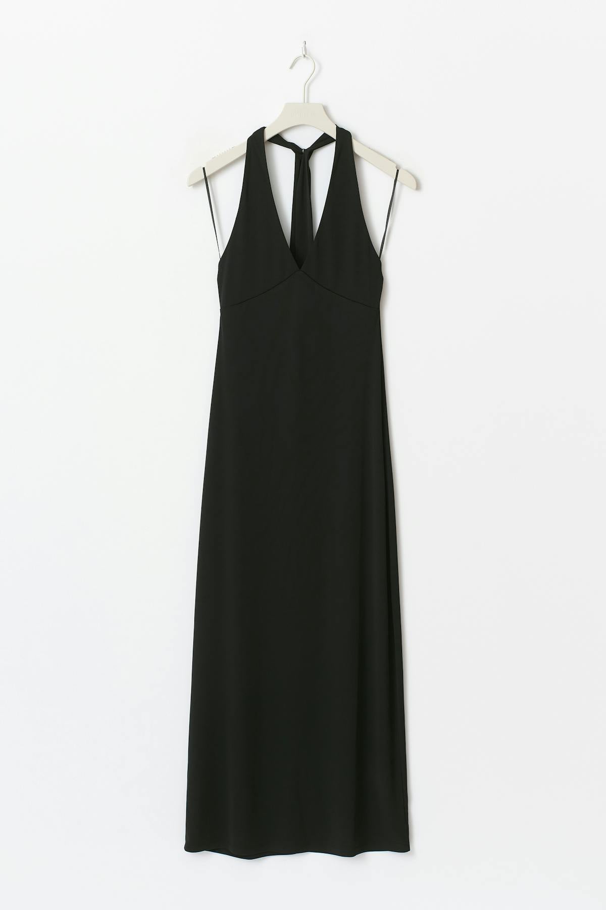 Scarf maxi dress - Noir