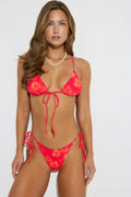 Tie bikini brazilian - Marron