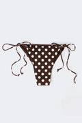Gathered bikini tanga - Lavender