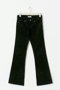 Y2k low cord bootcut jeans - Noir