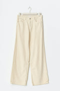 Low wide cord jeans - Mocha mousse