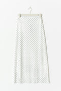 Mesh maxi skirt - Dot aop