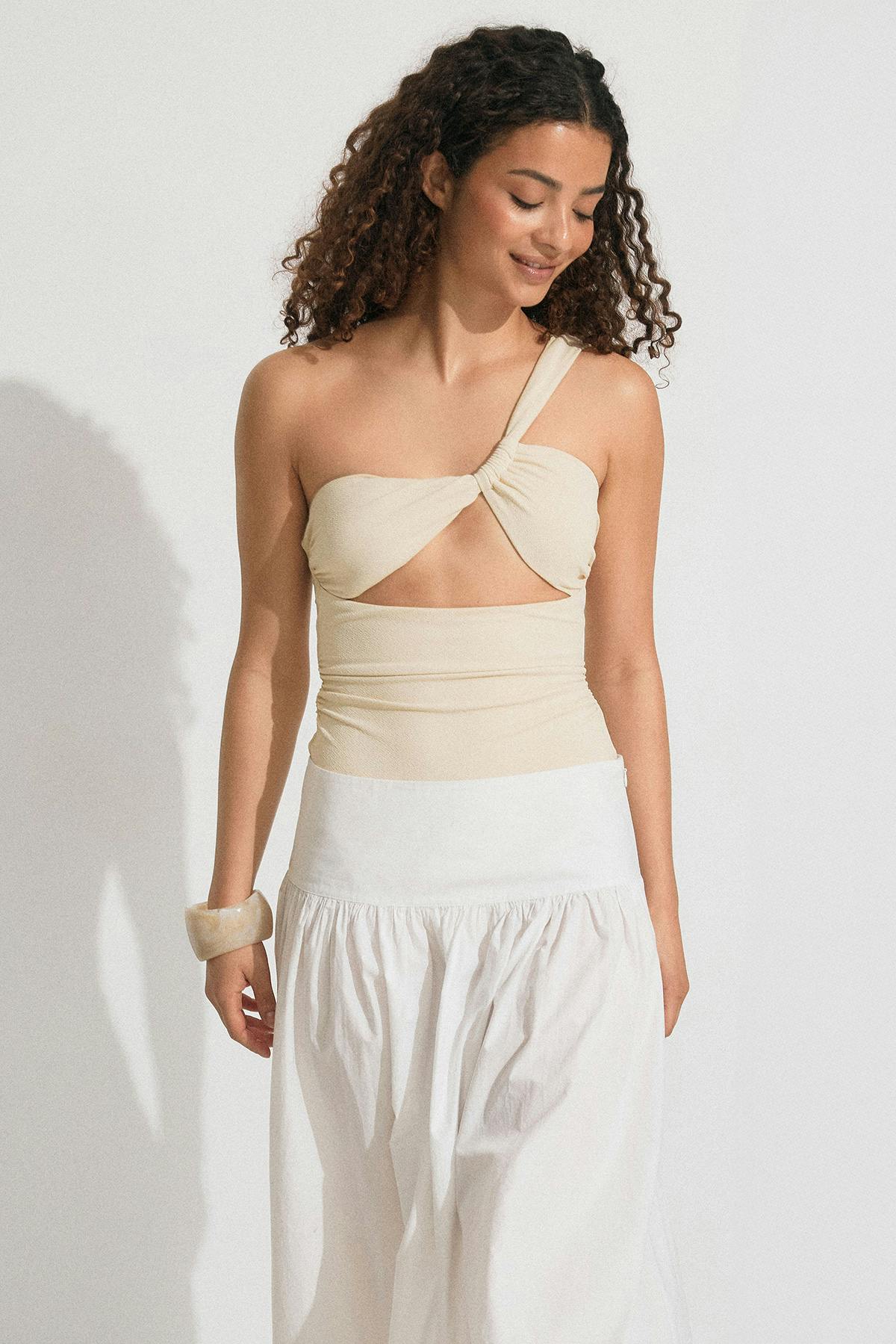 Cutout swimsuit - Noir