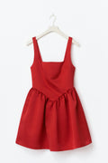 Satin mini dress - Noir