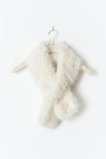 Faux fur plush scarf